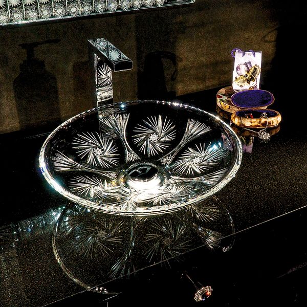  Chậu Lavabo Pha Lê Dilos Viera 