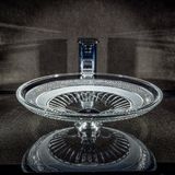  Chậu Lavabo Pha Lê Dilos Gaia Clear ∅450mm 