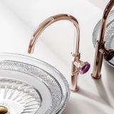  Chậu Lavabo Pha Lê Dilos Gaia Clear ∅450mm 