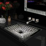  Chậu Lavabo Dương Vành Pha Lê Rhapsody Elizabeth 600 