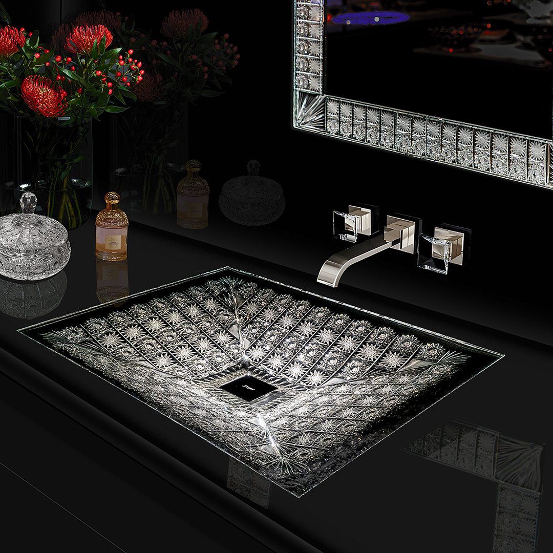  Chậu Lavabo Dương Vành Pha Lê Rhapsody Elizabeth 600 