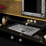  Chậu Lavabo Pha Lê Dương Vành Rhapsody Elizabeth 