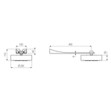  Bát sen sắc ký trị liệu hình tròn gắn tường ø200mm phong cách spa Geda Wellness - SCT1 