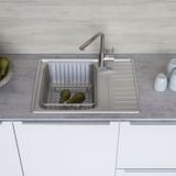  Chậu rửa chén bát stainless steel 1 hố SGM63 