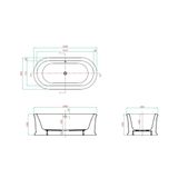  Bồn tắm acrylic Sheffield 