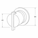  Sen cây ngoài trời gắn tường SS316 Marine Grade SXM - SMSHM500SS 