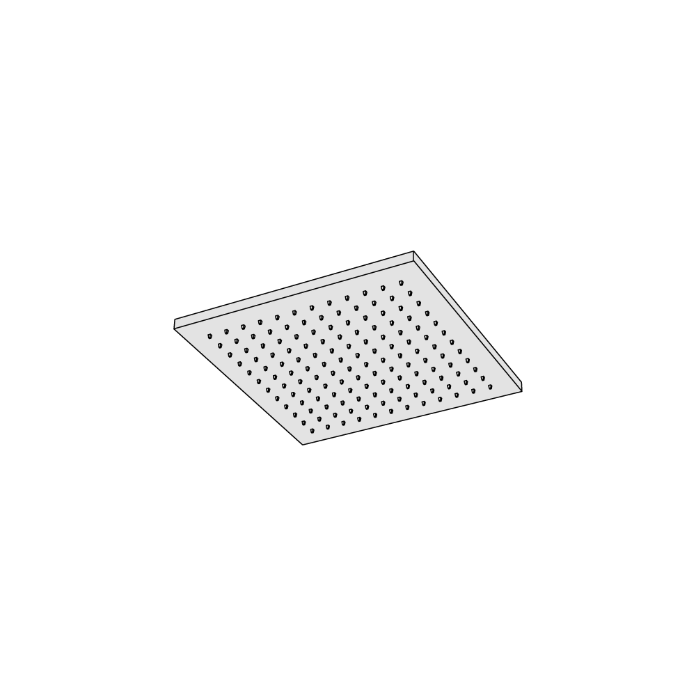  Bát sen hình vuông Top 325x325mm bằng đồng Geda Wellness - SOF14 