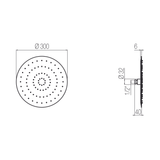  Bát sen hình tròn Best Ø300mm stainless steel Geda Wellness - SOF17 