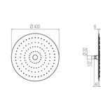  Bát sen hình tròn Best Ø400mm stainless steel Geda Wellness - SOF18 