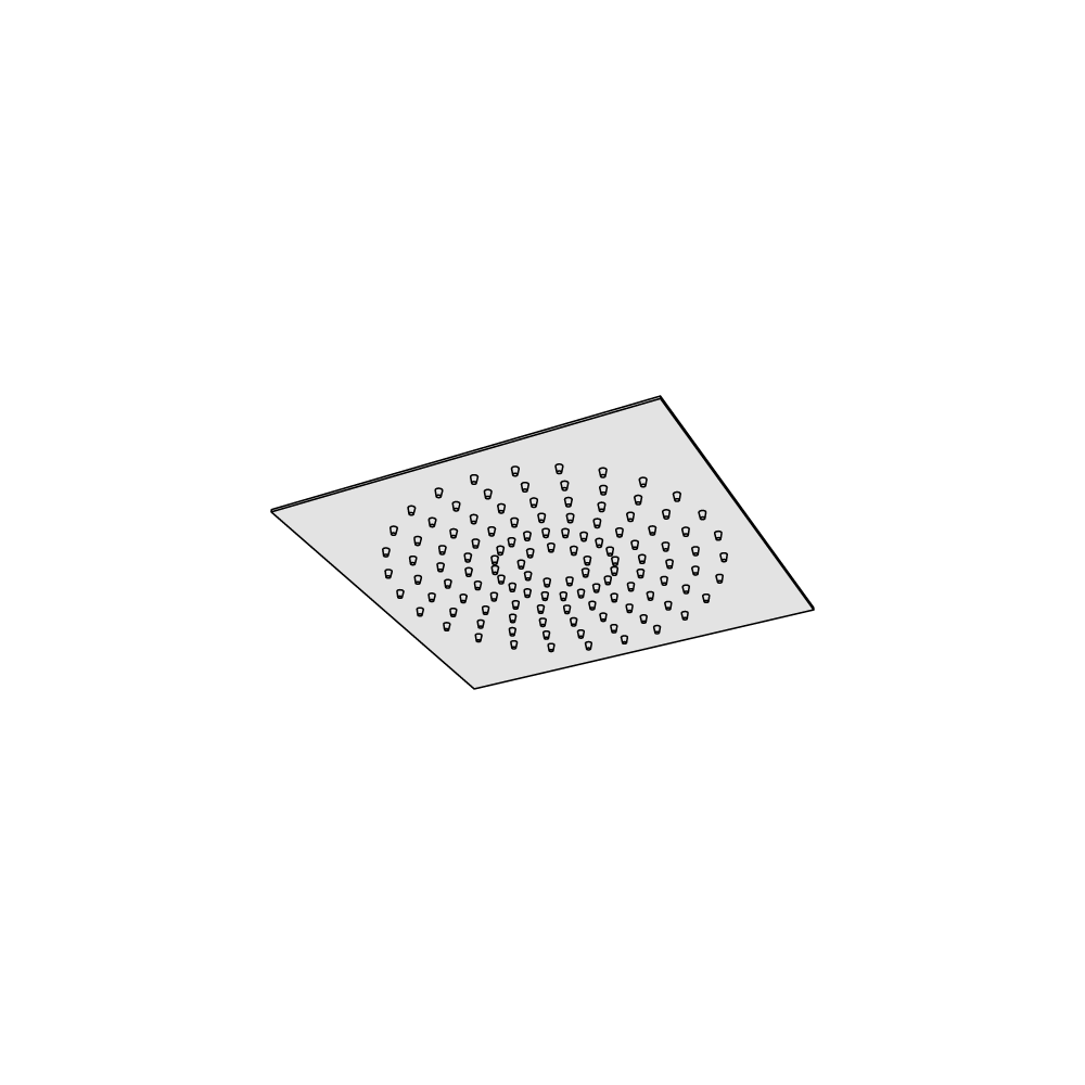  Bát sen hình vuông Best 300x300mm stainless steel Geda Wellness - SOF20 