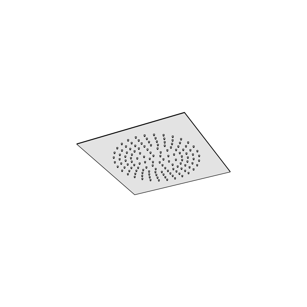  Bát sen hình vuông Best 400x400mm stainless steel Geda Wellness - SOF21 