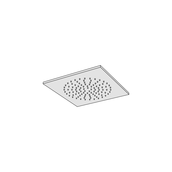  Bát sen hình vuông Varo 325x325mm stainless steel Geda Wellness - SOF4G 