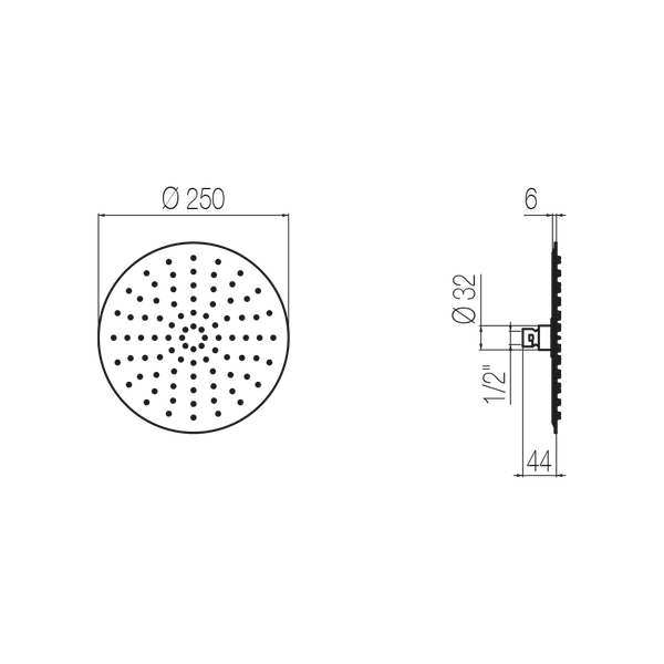  Bát sen hình tròn Best Ø250mm stainless steel Geda Wellness - SOF49 