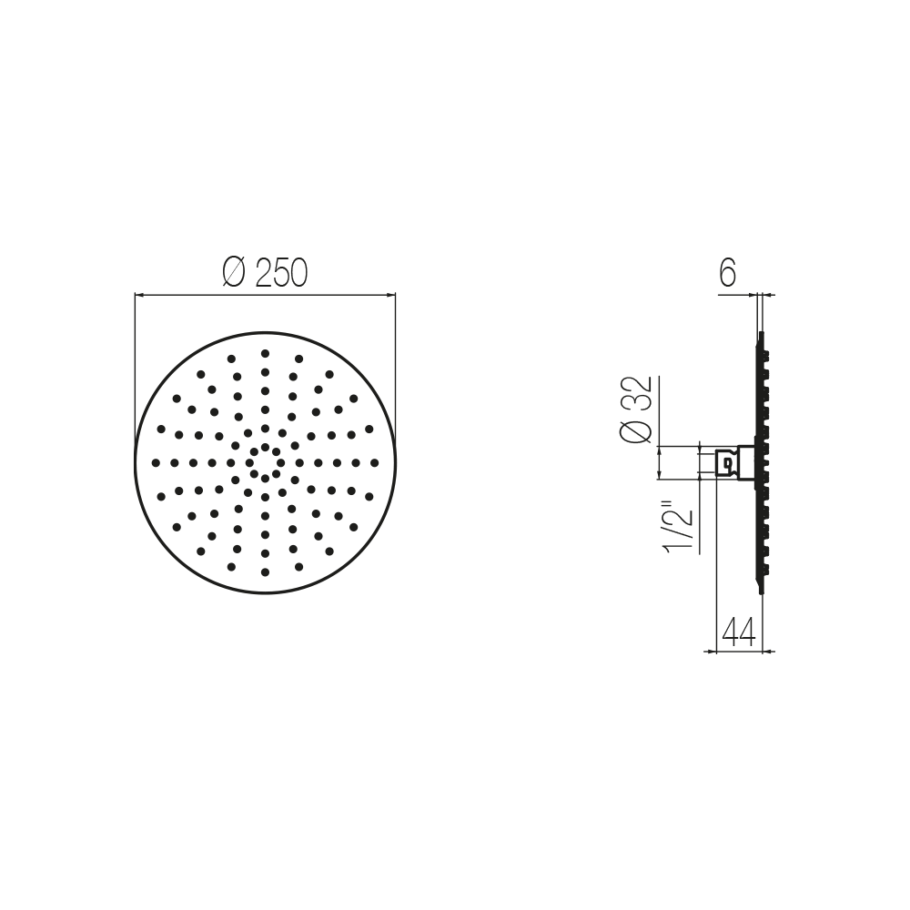  Bát sen hình tròn Best Ø250mm stainless steel Geda Wellness - SOF49 