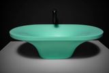  Chậu lavabo để bàn mineral glass composite Ahri Aquamarine 