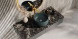  Chậu lavabo để bàn mineral glass composite Brandi Storm 