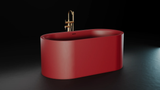 Bồn tắm bằng mineral glass composite Christoph Red 