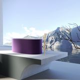  Bồn tắm bằng mineral glass composite Christoph Nebula - Cotton 