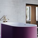  Bồn tắm bằng mineral glass composite Christoph Nebula - Cotton 