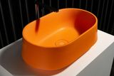  Chậu lavabo để bàn mineral glass composite Danielle (cao) Solar Irradiance 