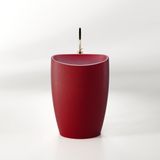  Chậu lavabo chân dài bằng mineral glass composite Marina Rose 