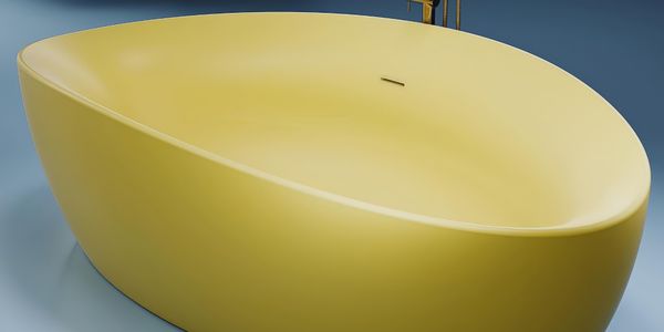  Bồn tắm bằng mineral glass composite Marcela Aurora 