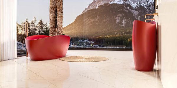  Bồn tắm bằng mineral glass composite Marcela Rose 