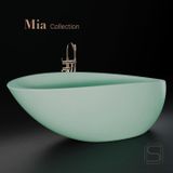  Bồn tắm bằng mineral glass composite Mia Aquamarine 