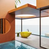  Bồn tắm bằng mineral glass composite Mia Aurora 