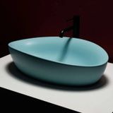  Chậu lavabo để bàn mineral glass composite Mia Celeste 