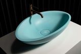  Chậu lavabo để bàn mineral glass composite Mia Celeste 
