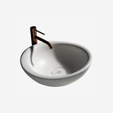  Chậu lavabo để bàn mineral glass composite Mikayla Cotton 