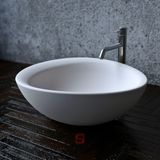  Chậu lavabo để bàn mineral glass composite Mikayla Cotton 