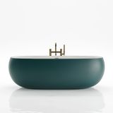  Bồn tắm bằng mineral glass composite Mason Storm - Cotton 