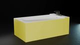  Bồn tắm bằng mineral glass composite Marea Aurora - Cotton 