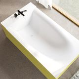  Bồn tắm bằng mineral glass composite Marea Aurora - Cotton 