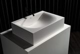  Chậu lavabo để bàn mineral glass composite Marea Cotton 