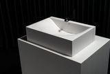  Chậu lavabo để bàn mineral glass composite Marea Cotton 