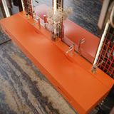  Chậu lavabo đôi treo tường mineral glass composite Marea Double Solar Irradiance 