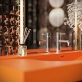  Chậu lavabo đôi treo tường mineral glass composite Marea Double Solar Irradiance 