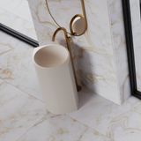  Chậu lavabo chân dài bằng mineral glass composite Olivia Cotton 