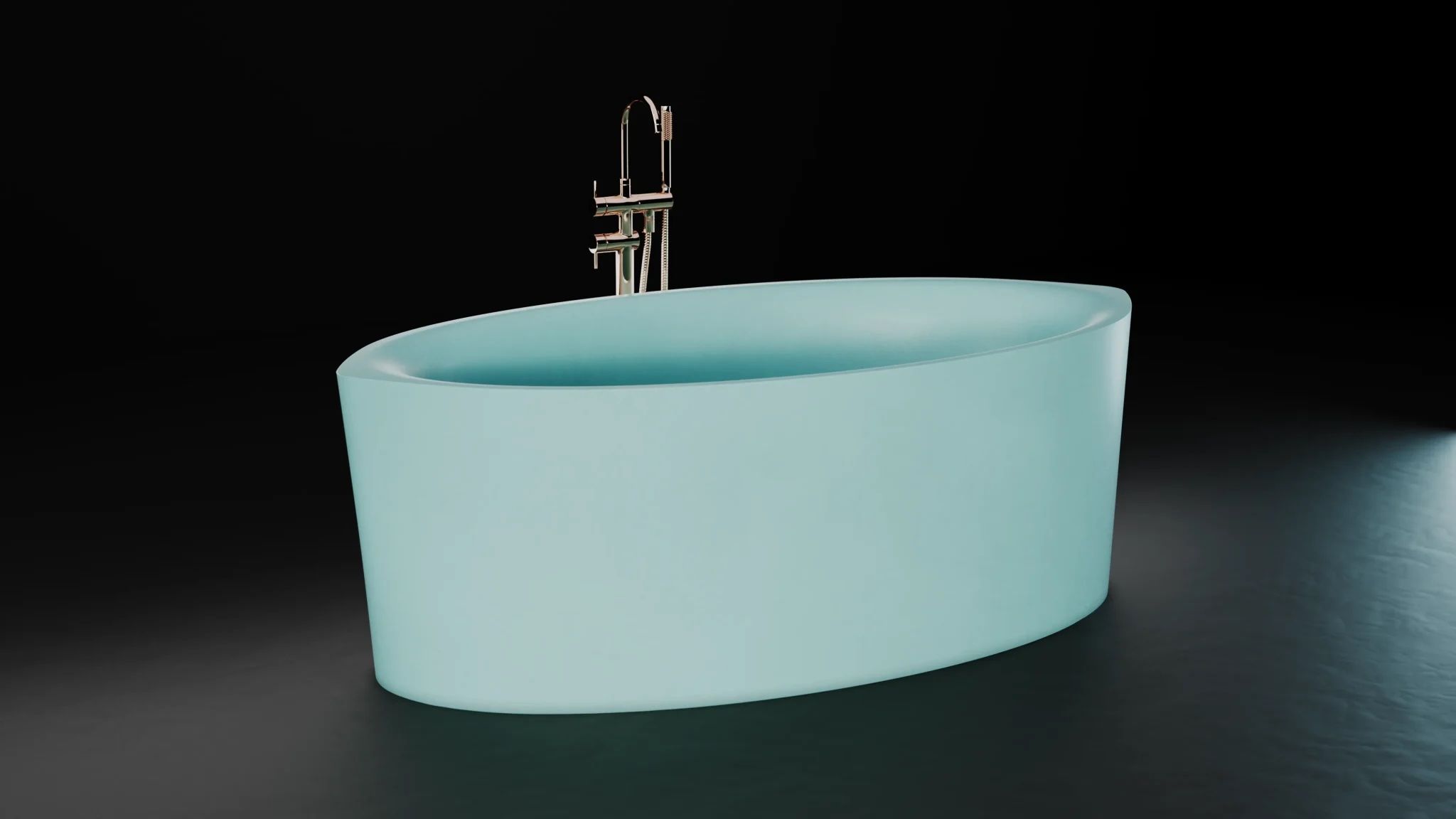  Bồn tắm bằng mineral glass composite Olivia Celeste 