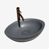  Chậu lavabo để bàn mineral glass composite Olivia Ash 