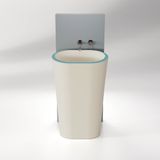  Chậu lavabo chân dài bằng mineral glass composite Phoenyx Cotton - Celeste 
