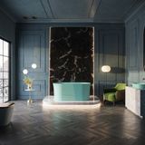  Bồn tắm bằng mineral glass composite Phoenyx Aquamarine 