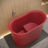  Bồn tắm bằng mineral glass composite kiểu Nhật Phoenyx Ofuro Rose 