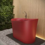  Bồn tắm bằng mineral glass composite kiểu Nhật Phoenyx Ofuro Rose 