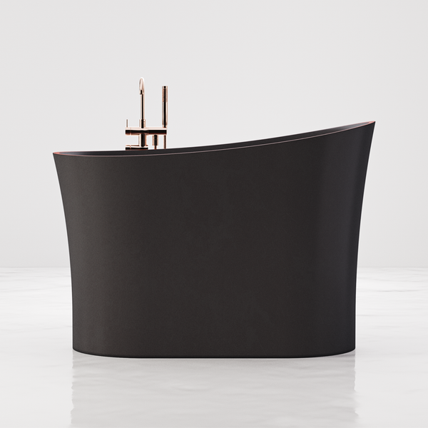  Bồn tắm bằng mineral glass composite kiểu Nhật Phoenyx Ofuro Shadow - Rose 