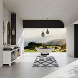  Bồn tắm bằng mineral glass composite Serene Cotton - Shadow 