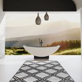  Bồn tắm bằng mineral glass composite Serene Cotton - Shadow 